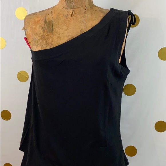 NWT Body Fx Shape Wear ColdShoulder Assymetric top - Picture 2 of 8